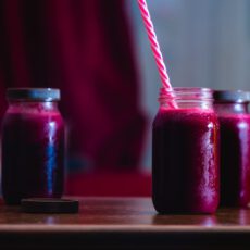 Smoothie z buraka w słoiku